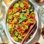 Viral TikTok Cucumber & Bell Pepper Salad Recipe