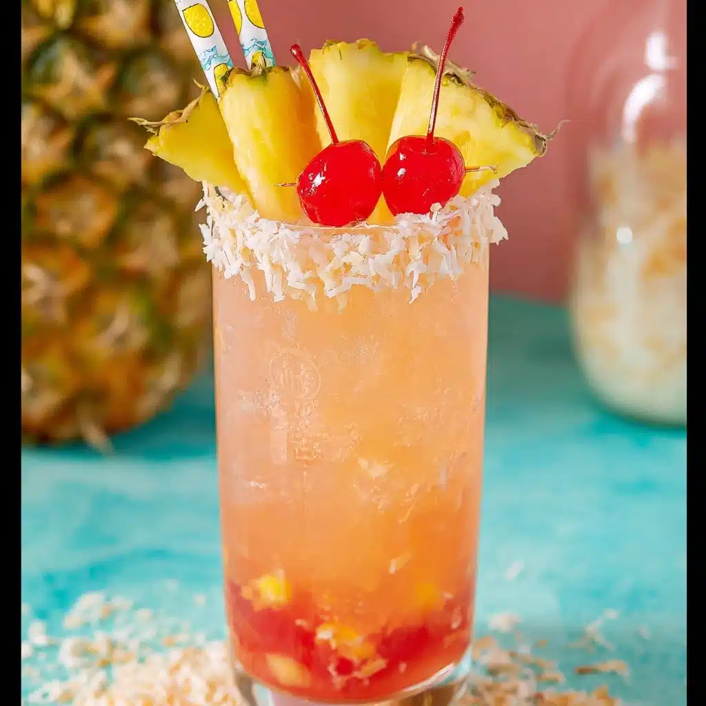 Piña Colada Sangria Recipe 4 Piña Colada Sangria Recipe - Recipe Image