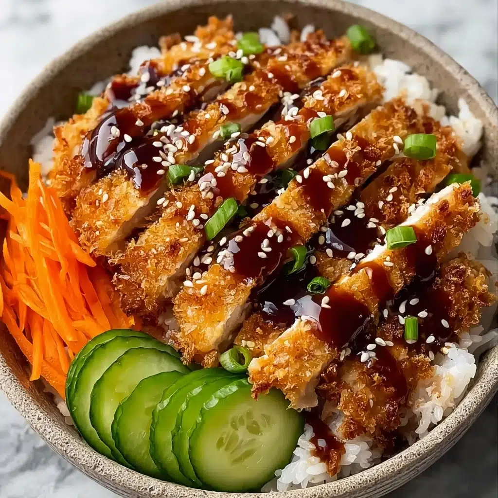 Japanese Katsu Bowls with Tonkatsu Sauce Recipe 4 Japanese Katsu Bowls with Tonkatsu Sauce Recipe - Recipe Image