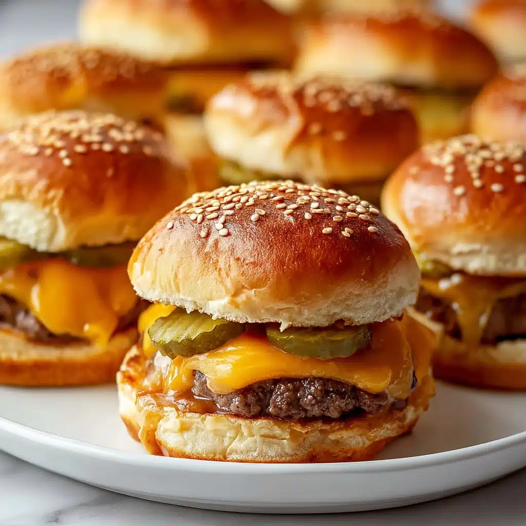 Cheeseburger Sliders Recipe 4 Cheeseburger Sliders Recipe - Recipe Image