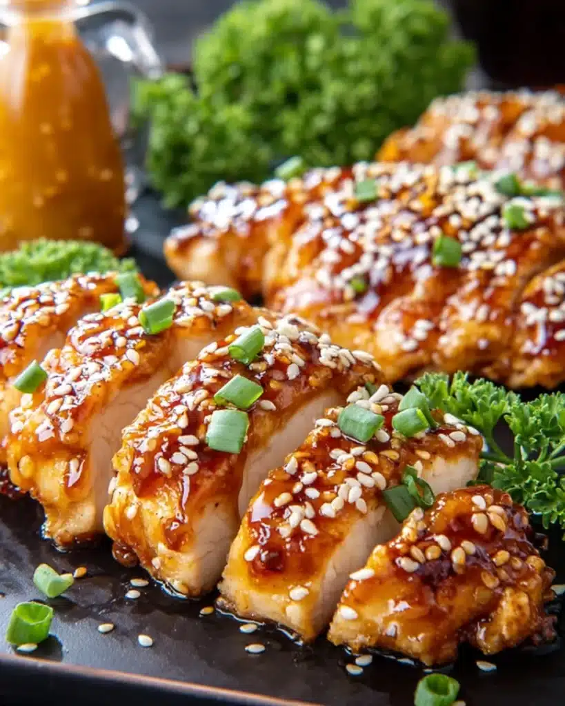 Baked Crunchy Hot Honey Chicken Recipe
