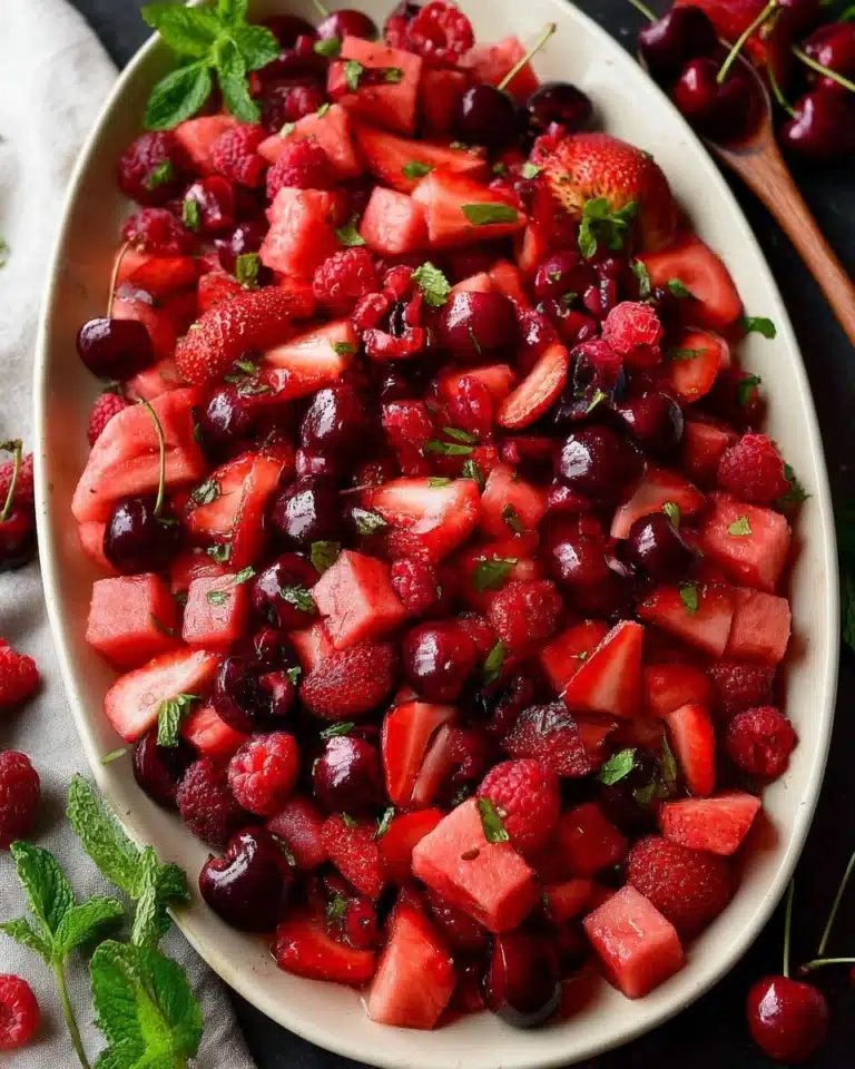 Red Fruit Salad Recipe