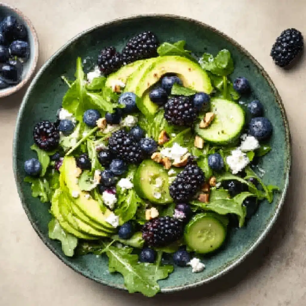 Blackberry, Avocado and Arugula Salad Recipe - Recipe Image