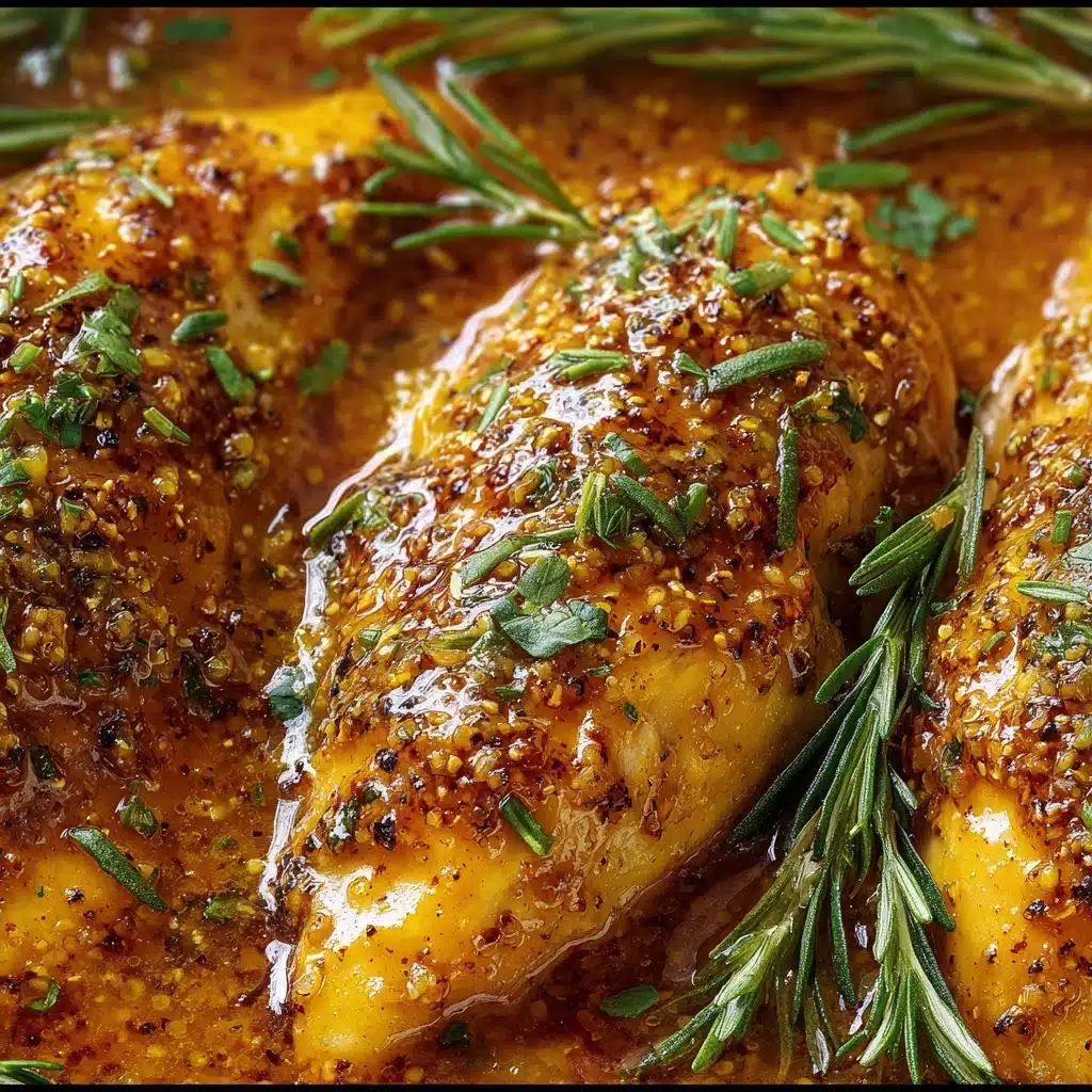 Easy Baked Honey Dijon Chicken Recipe 4 Easy Baked Honey Dijon Chicken Recipe - Recipe Image