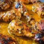 Creamy Garlic Chicken Drumsticks Recipe