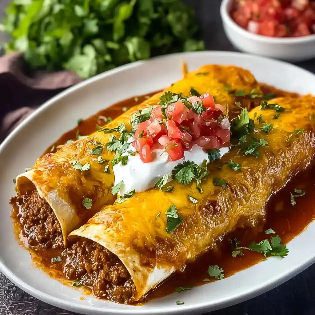 Ground Beef Enchiladas 5 Preheat your oven to 350℉ Recipe - Recipe Image