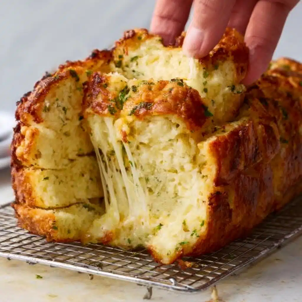 Cheesy Pull-Apart Garlic Bread Recipe - Recipe Image