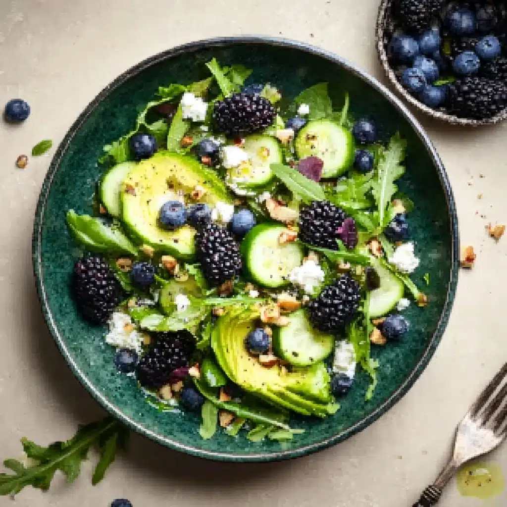 Blackberry, Avocado and Arugula Salad Recipe - Recipe Image