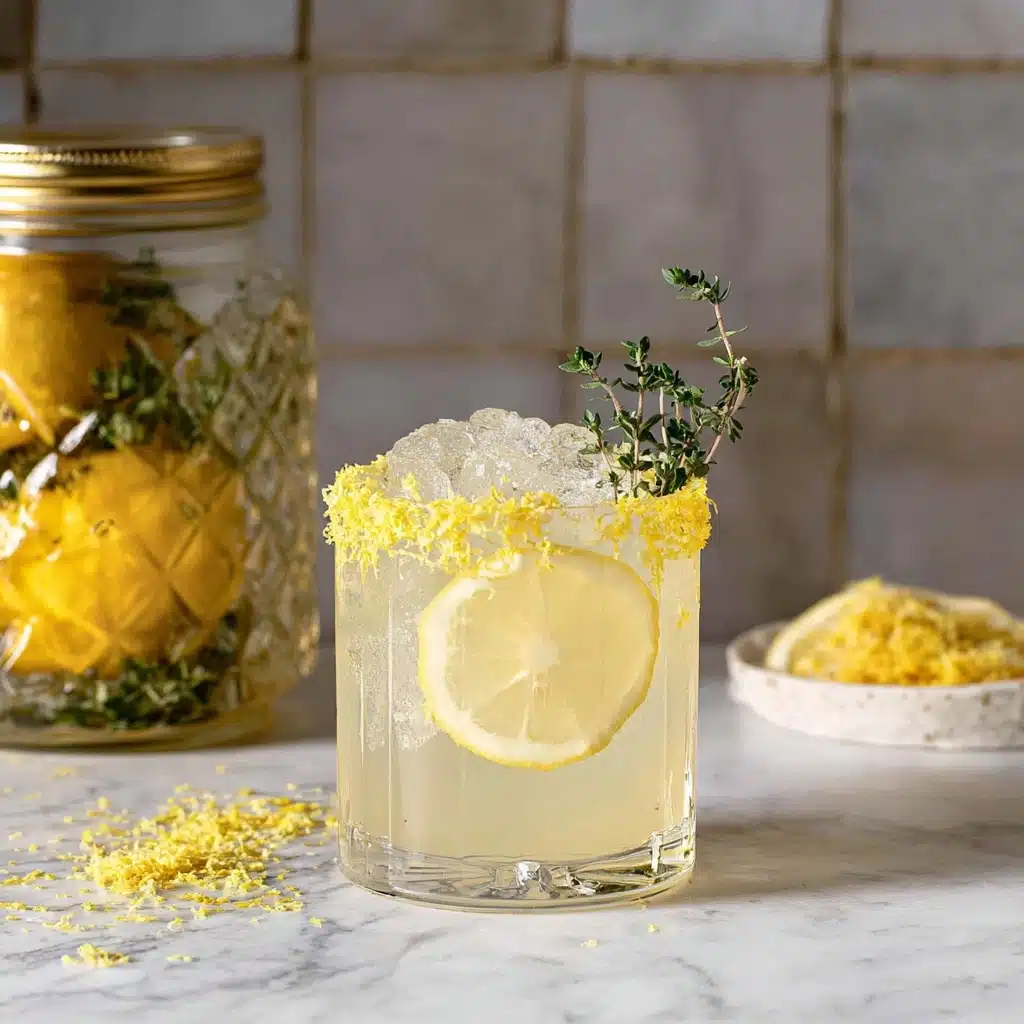 Lemon Thyme Mocktail Recipe - Recipe Image