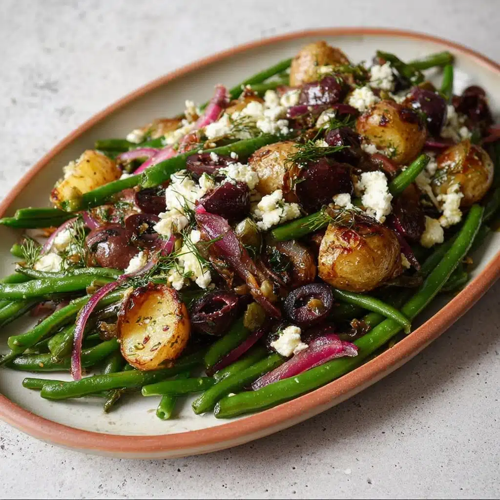 Warm Green Bean Salad with Crispy Potatoes Recipe - Recipe Image