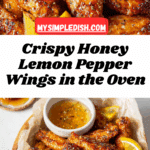 Honey Lemon Pepper Wings Recipe