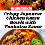 Japanese Katsu Bowls with Tonkatsu Sauce Recipe