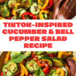 Viral TikTok Cucumber & Bell Pepper Salad Recipe