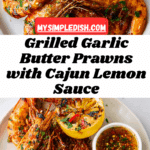 Grilled garlic butter prawns Recipe