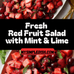 Red Fruit Salad Recipe