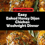 Easy Baked Honey Dijon Chicken Recipe