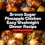brown sugar pineapple chicken Recipe