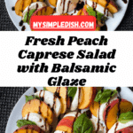 Peach Caprese Salad Recipe