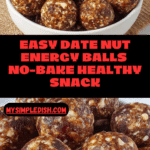 Date Nuts Energy Balls Recipe