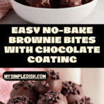 No-Bake Brownie Bites Recipe