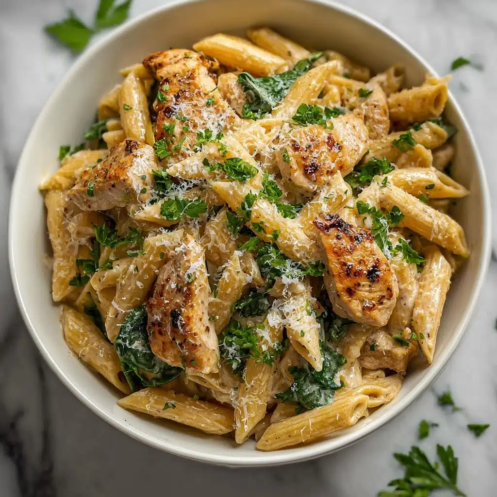 Healthy Garlic Parmesan Chicken Pasta Recipe 5 Healthy Garlic Parmesan Chicken Pasta Recipe - Recipe Image