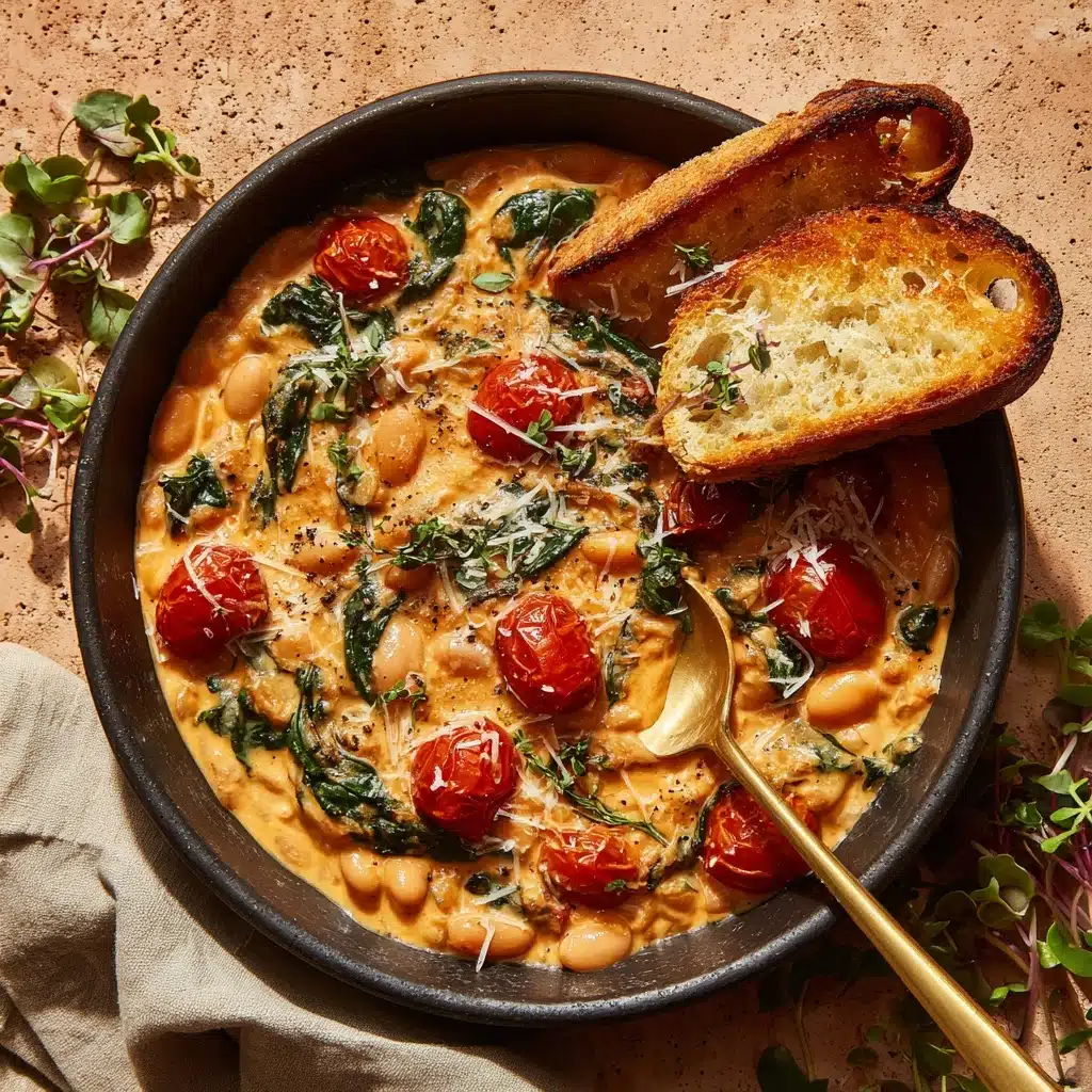 Creamy Tomato White Bean Stew Recipe - Recipe Image