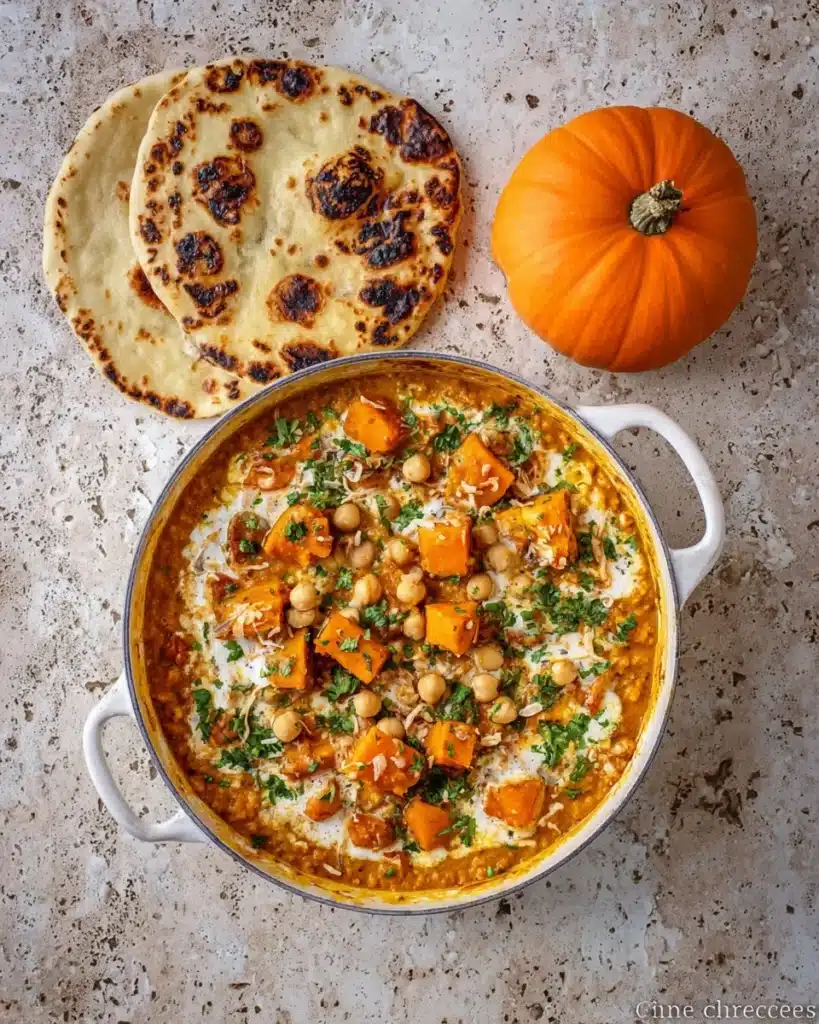 Pumpkin Curry with Chickpeas and Coconut Recipe