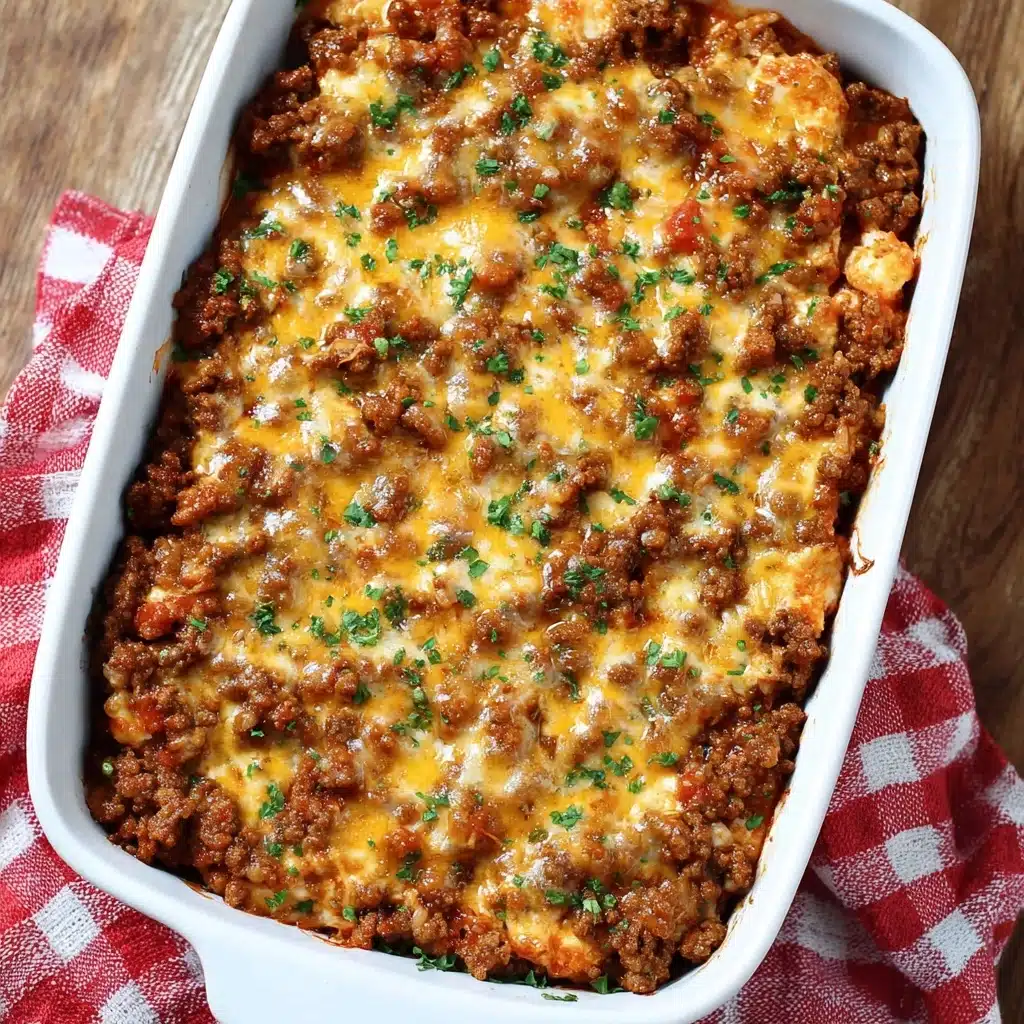 Keto Cheeseburger Casserole Recipe - Recipe Image