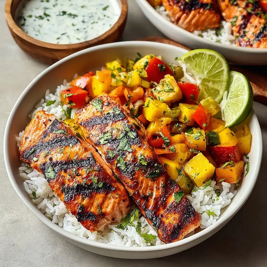 Chili Lime Salmon Bowls Recipe - Recipe Image