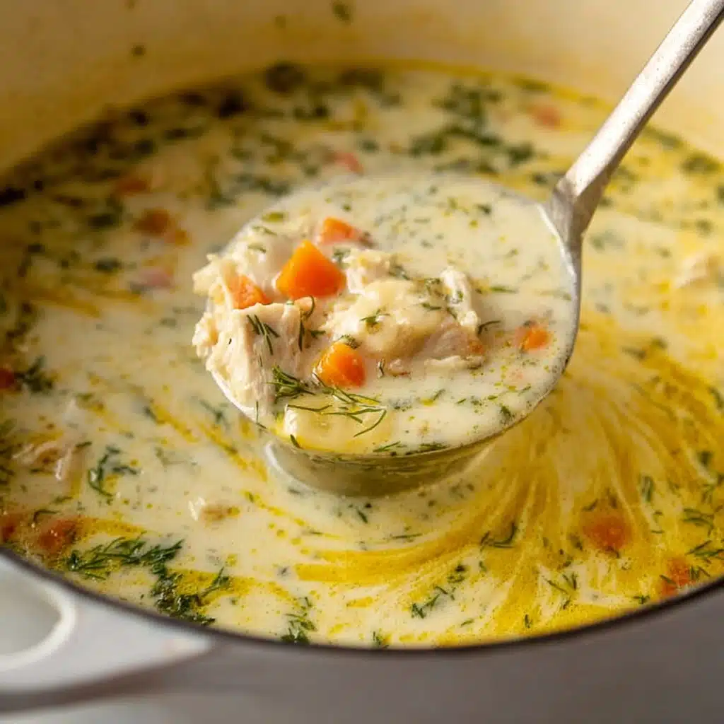 Lemon Chicken Orzo Soup 4 Delicious Recipe - Recipe Image