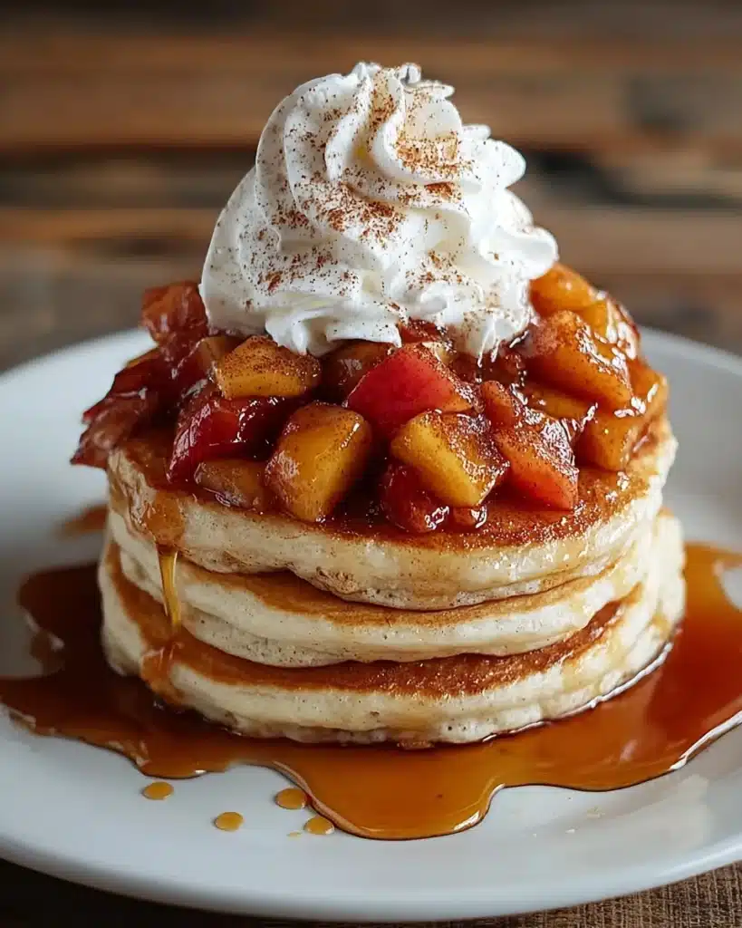 Peach Cobbler Pancakes Recipe