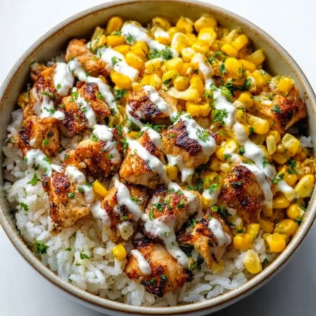 Delicious Street Corn Chicken Rice Bowl Recipe 4 Delicious Street Corn Chicken Rice Bowl Recipe - Recipe Image