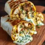 Ooey-Gooey Cheesy Garlic Chicken Wraps You’ll Devour Recipe