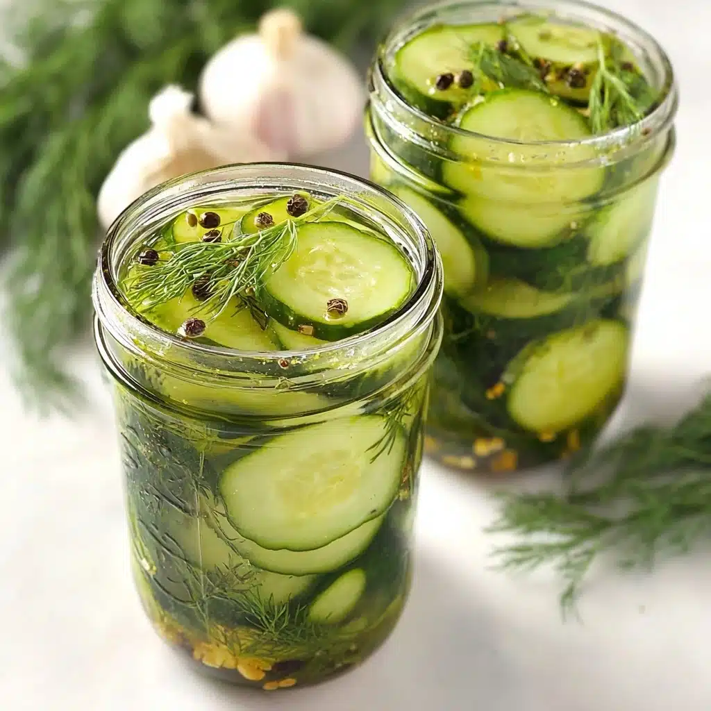 Garlic and Dill 24-Hour Refrigerator Pickles Recipe 5 Garlic and Dill 24-Hour Refrigerator Pickles Recipe - Recipe Image