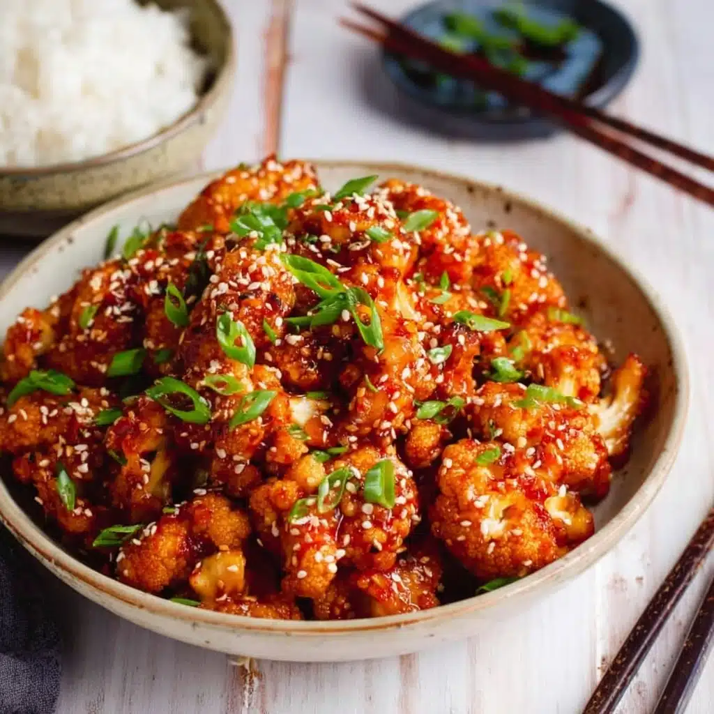 Sticky Sesame Cauliflower Recipe - Recipe Image
