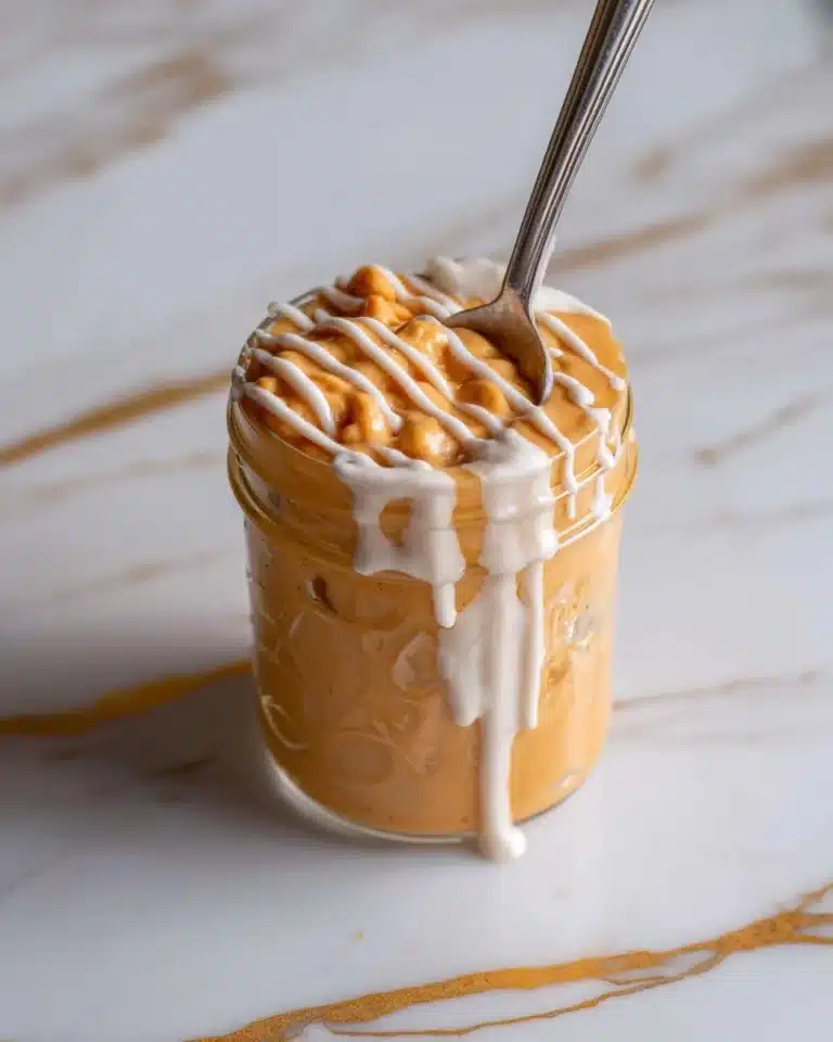 Pumpkin Cheesecake Overnight Oats Recipe