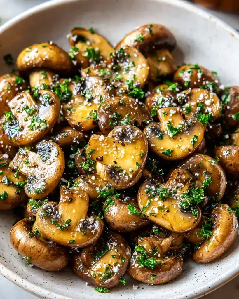 Garlic Butter Mushrooms Recipe