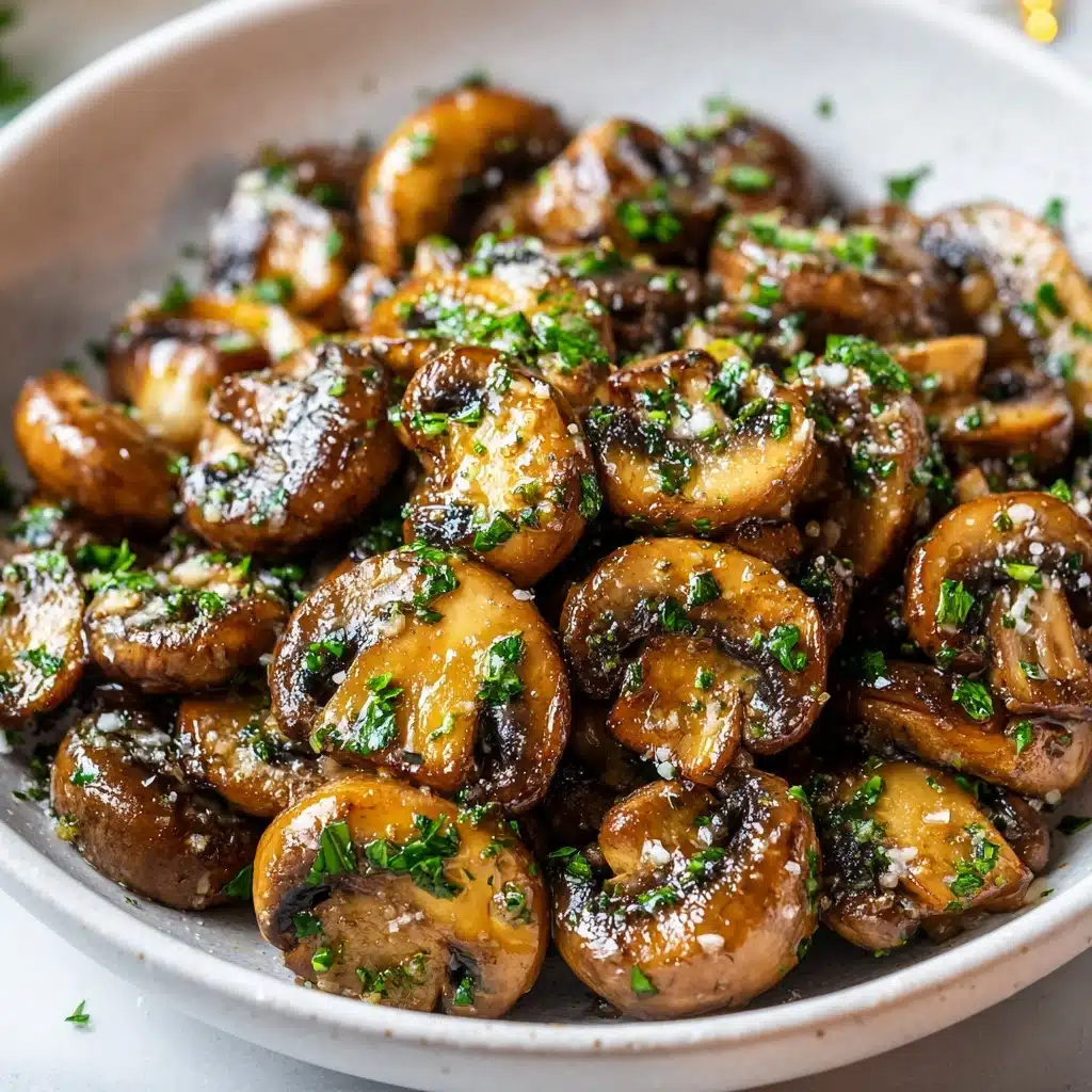 Garlic Butter Mushrooms Recipe - Recipe Image