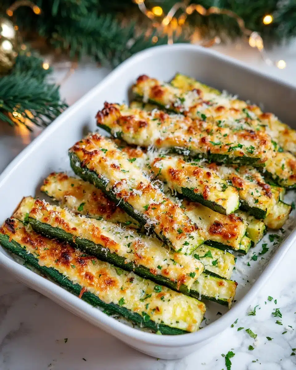 Baked Parmesan Zucchini Recipe