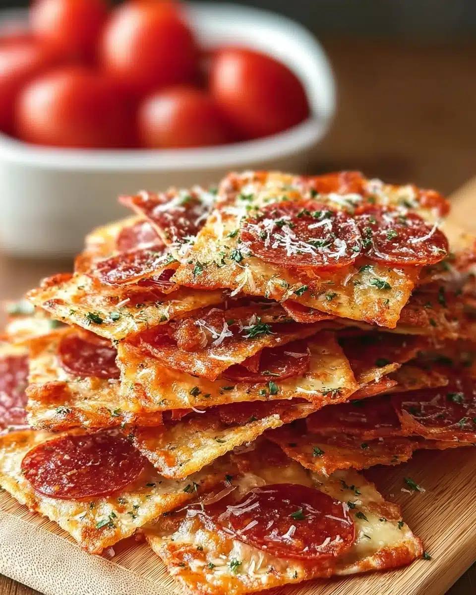 Keto Pizza Chips: Discover a Delicious Low-Carb Snack! Recipe