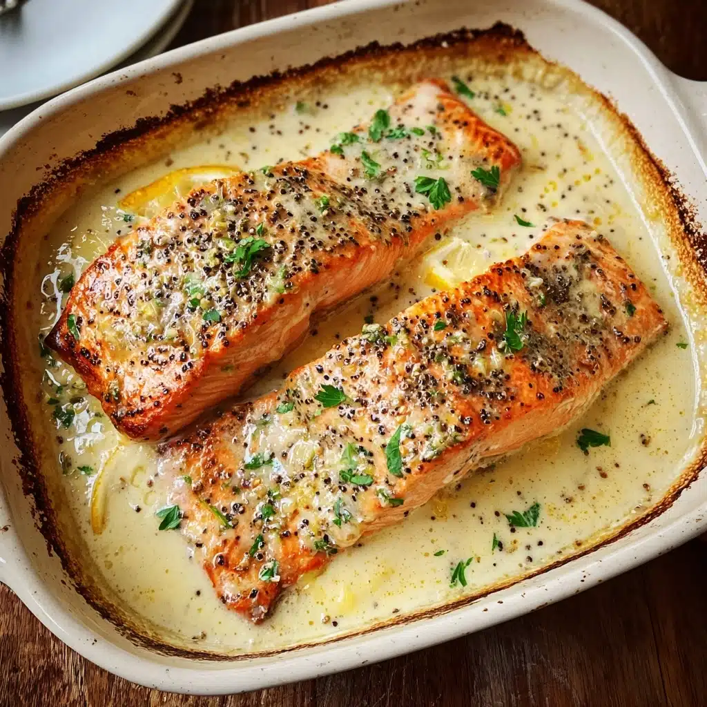 Baked Boursin Salmon Recipe - Recipe Image