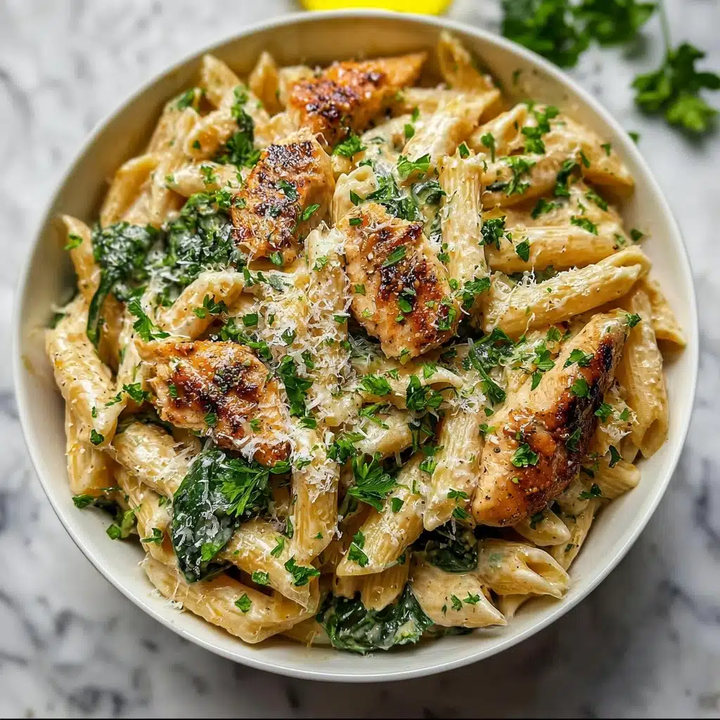 Healthy Garlic Parmesan Chicken Pasta Recipe 4 Healthy Garlic Parmesan Chicken Pasta Recipe - Recipe Image