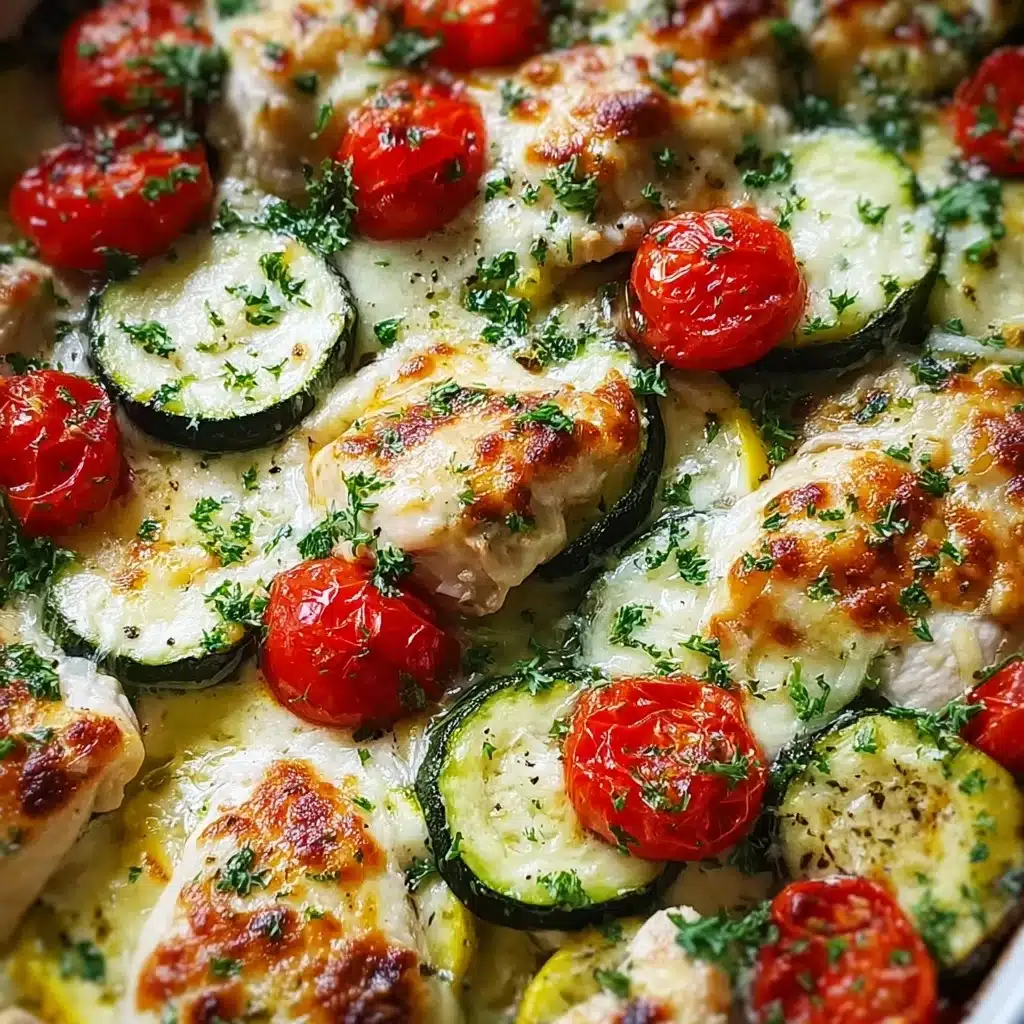 Mediterranean Chicken Zucchini Bake 4 Serves 4 Recipe - Recipe Image