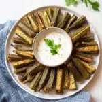 Air Fryer Crispy Okra Recipe