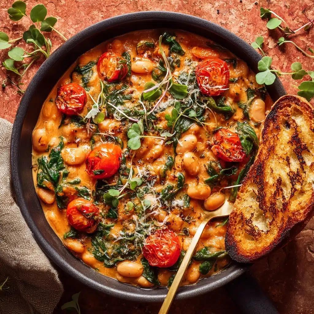 Creamy Tomato White Bean Stew Recipe - Recipe Image
