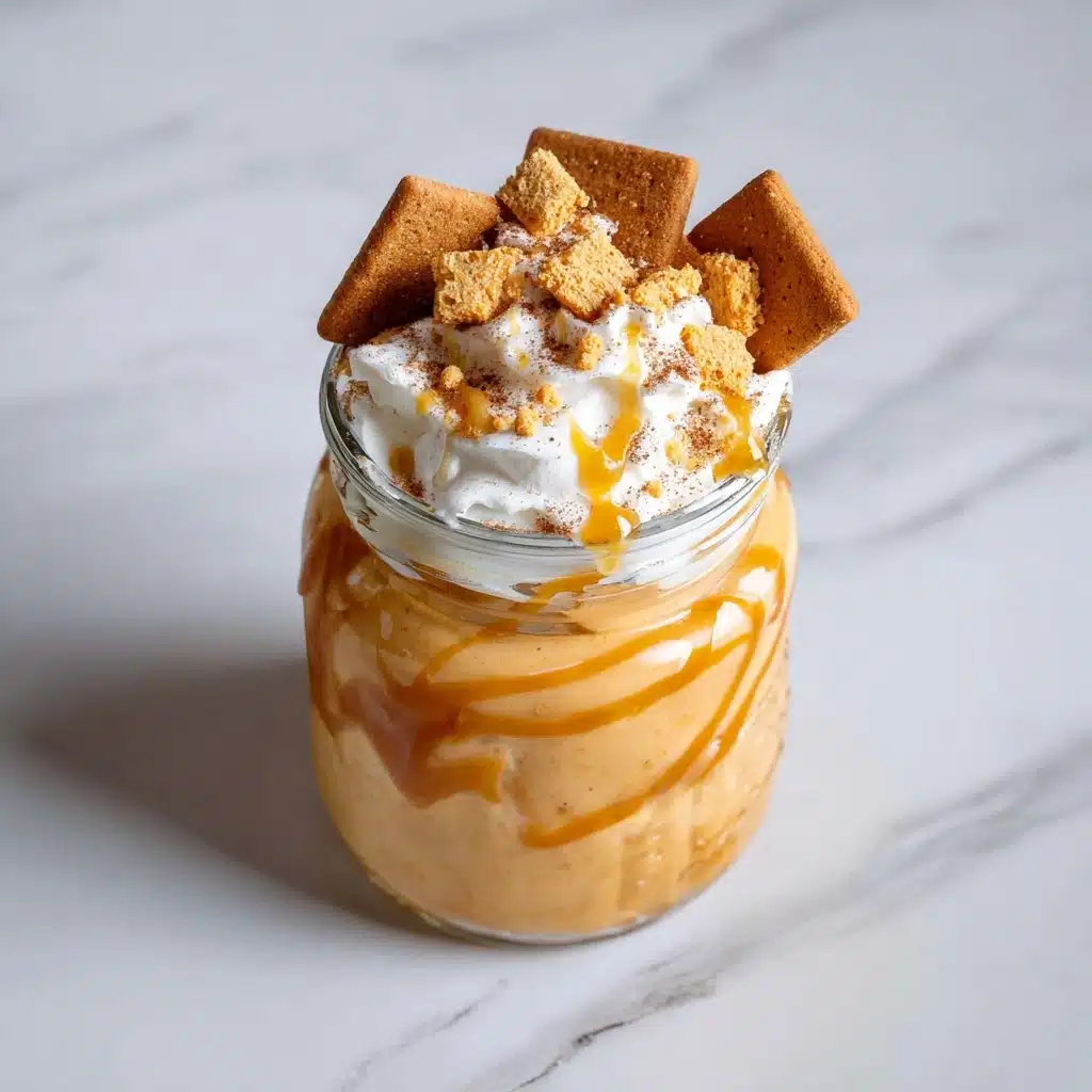 Pumpkin Cheesecake Overnight Oats Recipe - Recipe Image