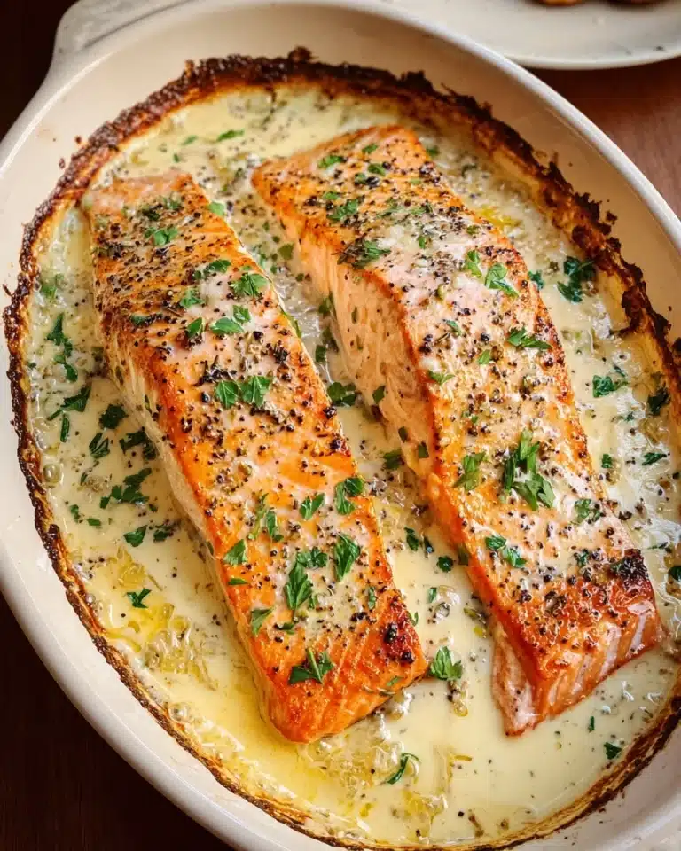 Baked Boursin Salmon Recipe