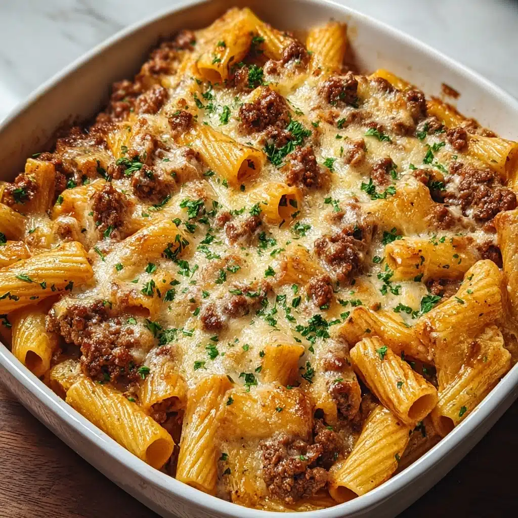 Creamy Parmesan Beef Rigatoni Recipe 5 Creamy Parmesan Beef Rigatoni Recipe - Recipe Image