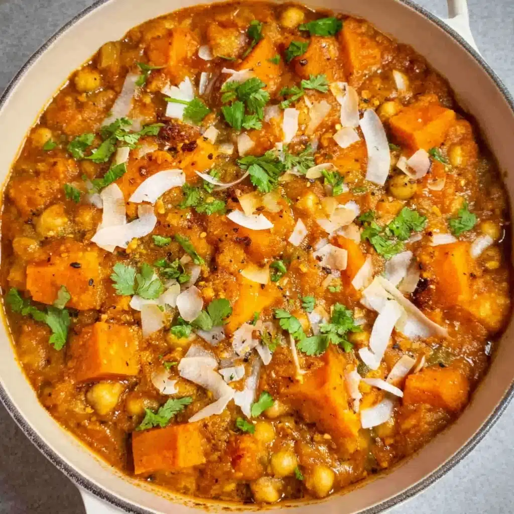 Pumpkin Curry with Chickpeas and Coconut Recipe - Recipe Image
