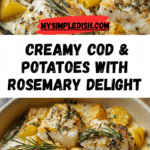 Cod & Potatoes in Rosemary Cream Sauce Recipe